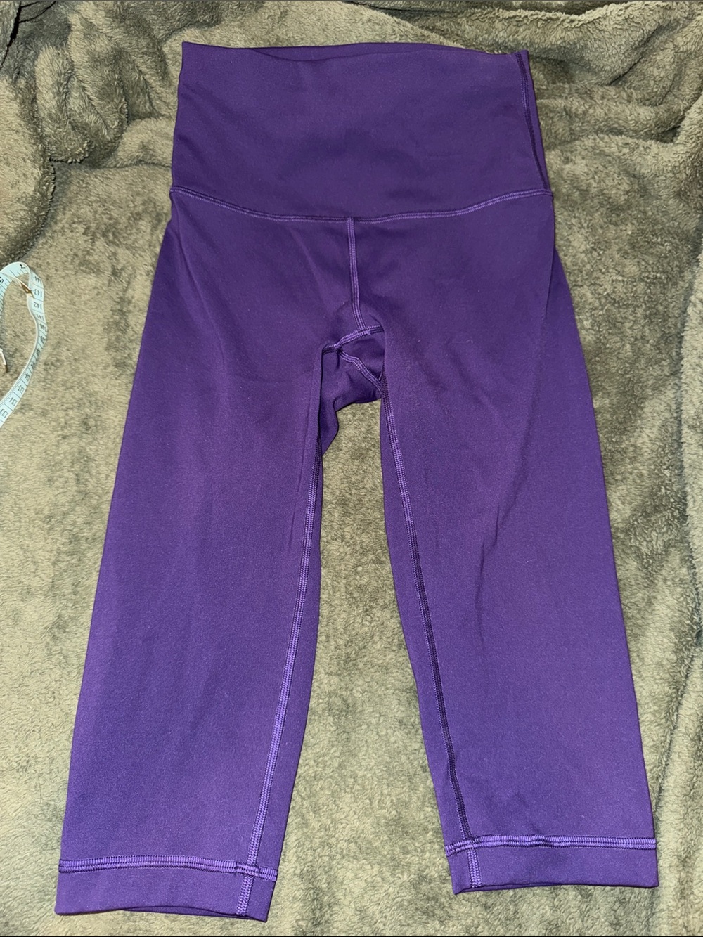 Lululemon Wundertrain crop 15” dark court purple size 4